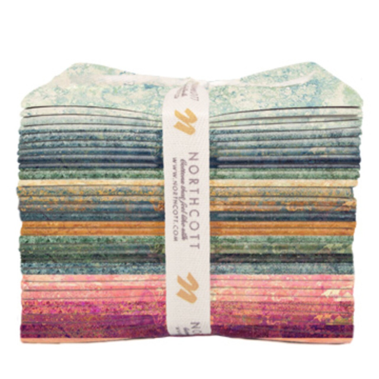 Stonehenge Gradations Fat Quarter Bundle in Gemstone by Linda Ludovico for Northcott (FQGRAD24-680)